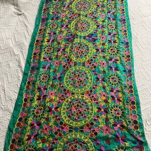 Afghan dress Shall Silk Floral